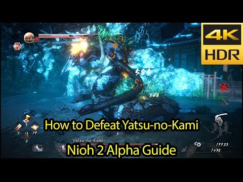 How to Defeat Yatsu no Kami Guide [4k HDR 60fps] - Nioh 2 Alpha