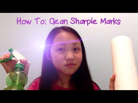 How To: Clean Sharpie Stains