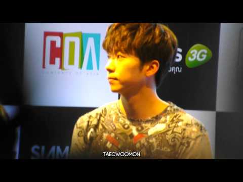[FANCAM]130407 PressCon 2PM LIVE TOUR What Time Is It in Bangkok (WOOYOUNG FOCUS)