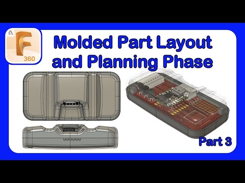 Plastic Part Design Series Episode 3 - Layout and Planning Phase #Fusion 360 #Design