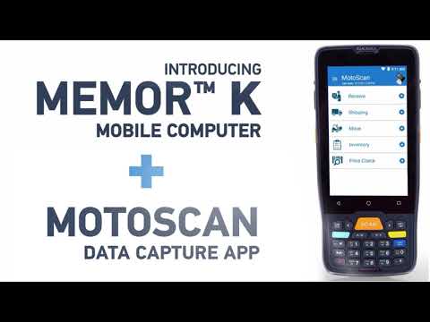 Introducing Memor™ K mobile computer + MotoScan data capture app