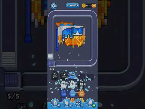 Pixel Flow Level 809 Walkthrough - Medium Difficulty Puzzle Solution