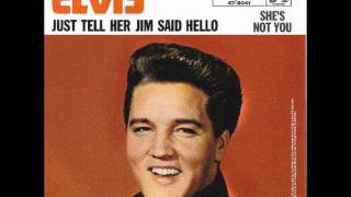 Elvis Presley - She&#39;s not you  (45toeren sample)