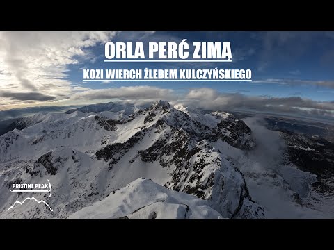 Tatra Mountains - Orla Perć in winter - Kozi Wierch along the Kulczyński Couloir