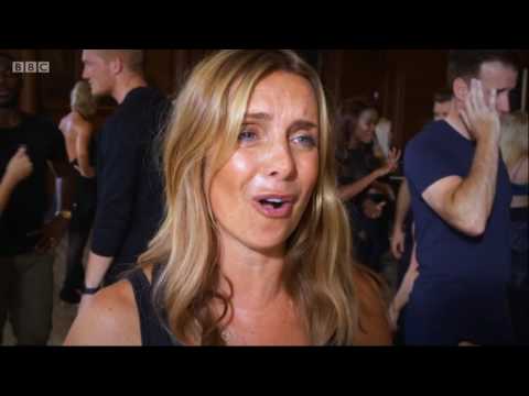 The Pros and Celebs First Group Training Session. The Strictly Launch Show