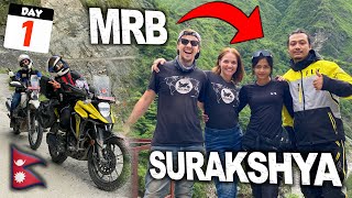1🇳🇵 Riding NEPAL with @SURAKSHYAKCOFFICIAL @Mrbvlog_official 😱