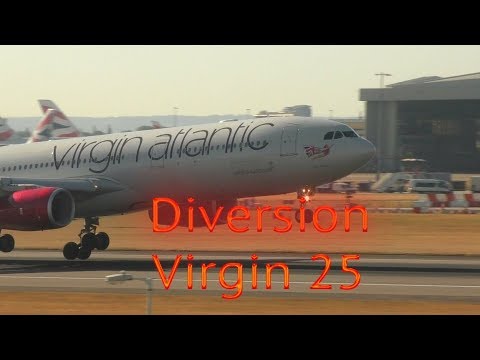 Virgin Atlantic Diversion VS25 G-VUFO ATC