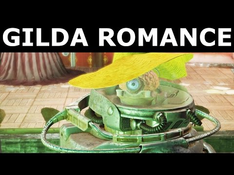 Fallout 4 Far Harbor - Robobrain Actress Gilda Romance Scene - "Brain Dead" Quest