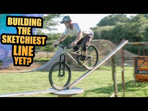BUILDING THE SKETCHIEST LINE YET? - MTB DREAM YARD