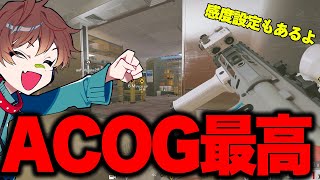 【R6S】シージでしか味わえないACOGの楽しさがあります【レインボーシックス】