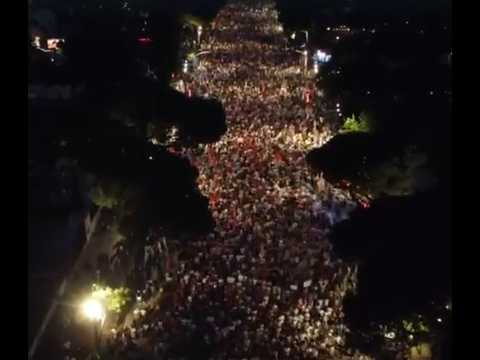 Live- Rama në burg,Berisha në burg- Dita e 10 e protestës së mijëra qytetarëve: Rama jep dorëheqjen!