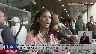 Condecoraciones a 83 fallecidos y 112 heridos por ataque estadounidense, 16 de enero de 2026