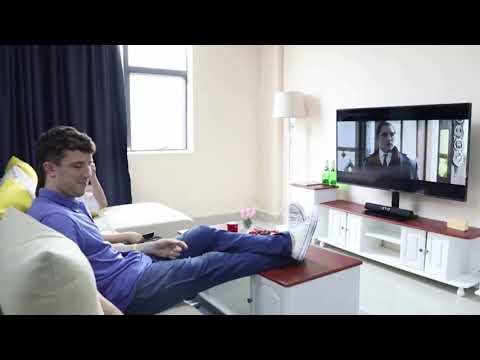 PERLESMITH Universal TV Stand - Table Top TV Stand for 37-55 inch LCD LED TVs