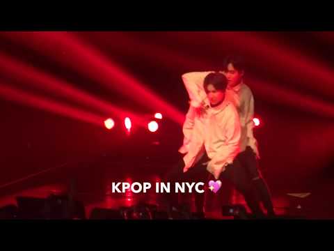 A.C.E 에이스 To Be An ACE in New York 2018.12.09: JUN 준 x WOW 와우 김세윤 Black and Blue [HD fancam 직캠]