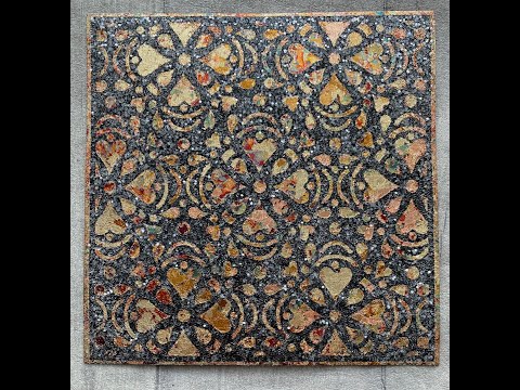 Stencils Technique - Gilding Flakes & Glitter Part 2