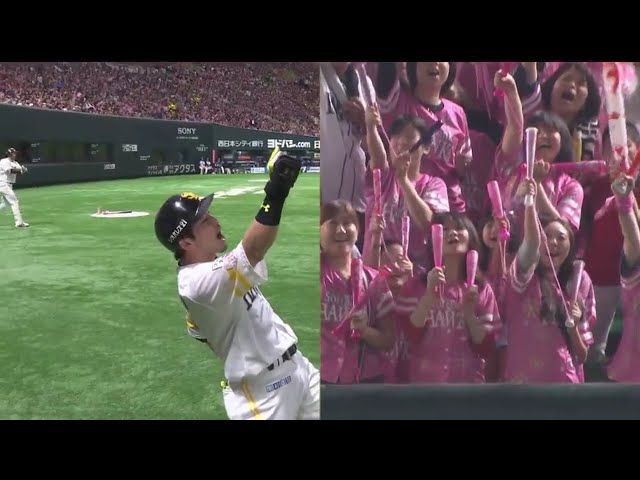 【8回裏】ホークス・松田が雄叫びの8号2ランホームラン!! 2018/5/13 H-F