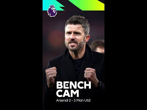 Bench Cam: Arteta & Carrick react to a thriller! Arsenal 2-3 Man Utd