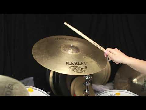 Sabian 21" HH Hand Hammered Raw Bell Dry Ride Cymbal 1996 - 2015 - Brilliant image 8
