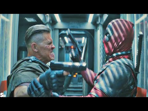 Deadpool vs Cable - Prisoner Car Fight Scene. | Deadpool 2 (2018)