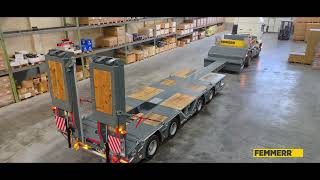Semi-remorque porte-engins Femmerr 3 AXLE LOWBED / READY FROM STOCKS à vendre - Image 5 | Autoline BE Semi-remorque porte-engins Femmerr 3 AXLE LOWBED / READY FROM STOCKS neuf | Image 5 - Autoline