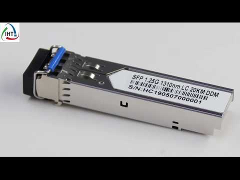 SFP 1.25G 20km LC Single mode dual fiber