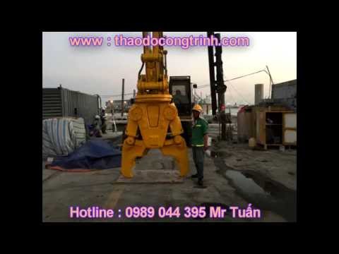 Cắt cột bê tông đúc sẳn