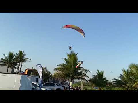 Pouso Voo 225 de Paramotor IKE Costa - 28/05/22 - Itanhaém