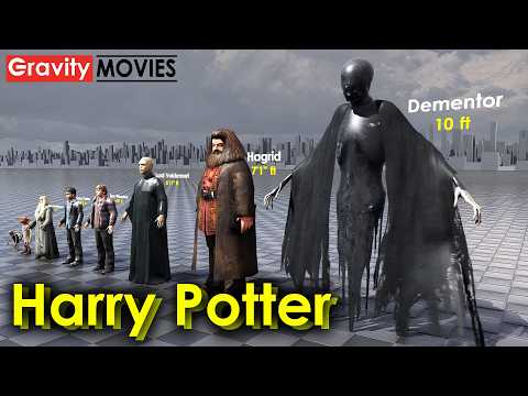 Harry Potter Characters Size Comparison