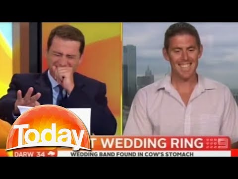 Farmers 'cow sucking' joke has TV hosts in stitches. Funniest thing on TV.