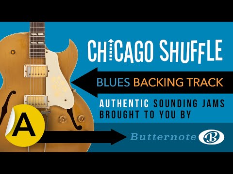 Classic Chicago Shuffle backing track in A | a tight, swinging mid-tempo blues shuffle!