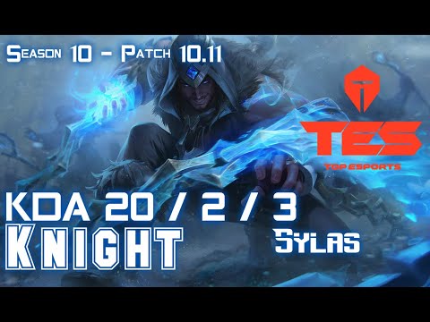 TES Knight SYLAS vs ZED Mid - Patch 10.11 KR Ranked