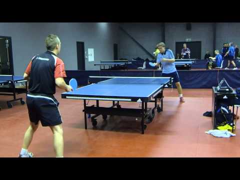 150117 VM Ping Pong Kval, Ronni Gravesen - Jesper Nedergaard