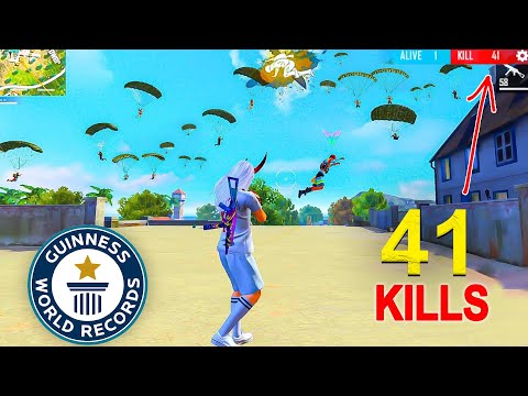 Unbelievable World Record 41 Kills NADIYA FF !! Solo VS Squad Unstoppable Gameplay | Must Watch