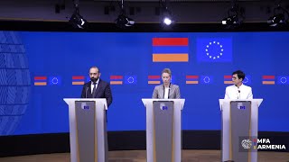 ՀՀ ԱԳ նախարարի հայտարարությունը ՀՀ-ԵՄ Գործընկերության խորհրդի 6-րդ նիստի արդյունքներով ԵՄ ԱԳԱՔ բարձր ներկայացուցչի և ընդլայնման հարցերով հանձնակատարի հետ մամուլի ասուլիսին