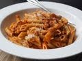 Creamy Tomato Tuna Pasta - Easy Tuna Penne Pasta Recipe