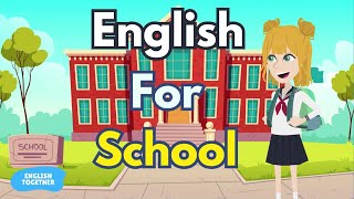 First Day at School English Speaking: Learn English Conversation Through Story