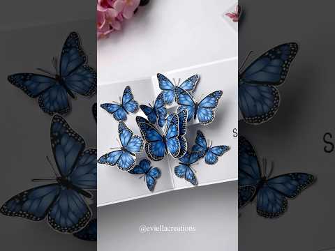 Diy Popup butterfly card idea 🦋✨