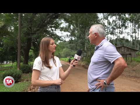 Secretaria de Transportes e Obras de São João do Oeste inovA nos trabalhos de manutenção de estradas