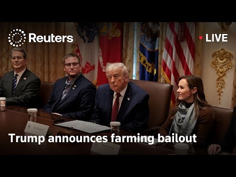 Video | LIVE: Trump hosts a roundtable, expected to announce farming aid