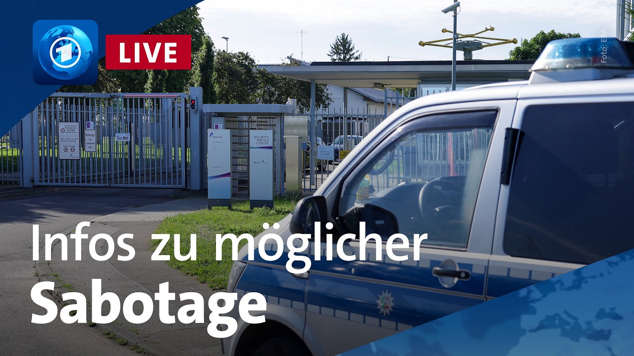 LIVE: Pressekonferenz zu möglicher Sabotage in NRW