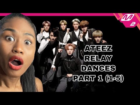 Ateez Relay Dances Pirate King, HALA HALA, Say My Name, ILLUSION & WAVE | Reaction