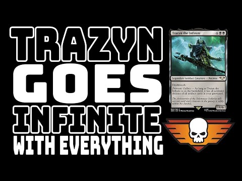 Trazyn Goes Infinite With Everything | Necron Dynasties EDH Dech Tech | Warhammer 40K MTG