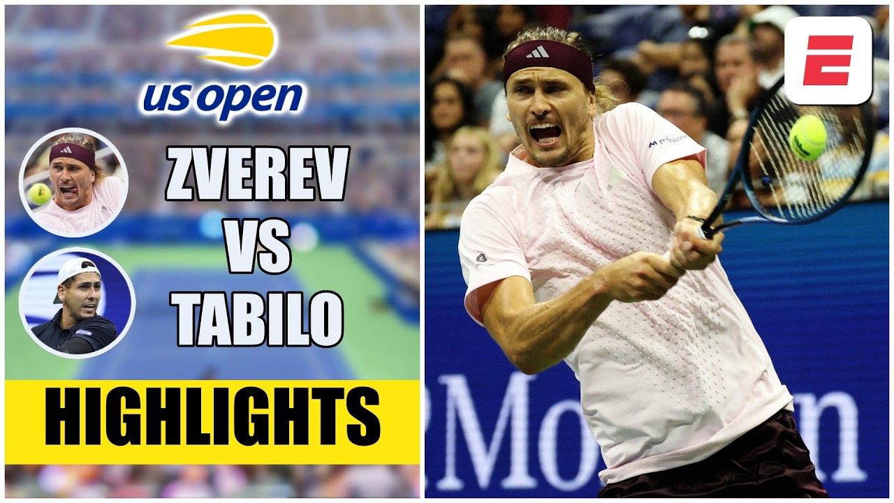 Alexander Zverev vs Alejandro Tabilo | US OPEN 2026 | Tercera Ronda | Highlights | Resumen