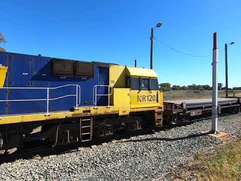 NR21, 11, 52 & 120 on 1YN2 at Goobang Jnc East NSW.  Mon 12th Apr 2021