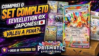 Comprei o SET COMPLETO Eeveelution ex Japonês! Valeu a Pena Investir + Dicas de Pokémon TCG