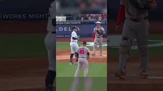 Aaron Judge left the game after getting hit by a pitch
