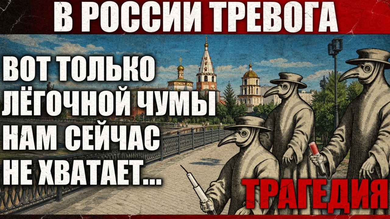 В России тревога. Вот только лёгочной чумы нам сейчас не хватает...