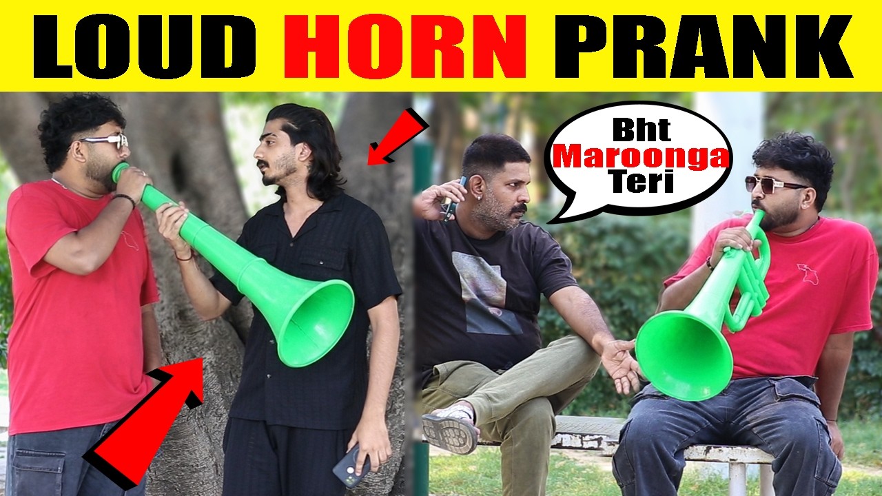 Funny Horn (Baja) Prank 😂|| by Sharik & Iqbal Malik