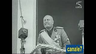 STORICO DISCORSO DI BENITO MUSSOLINI A LECCE IL 7 SETTEMBRE 1934