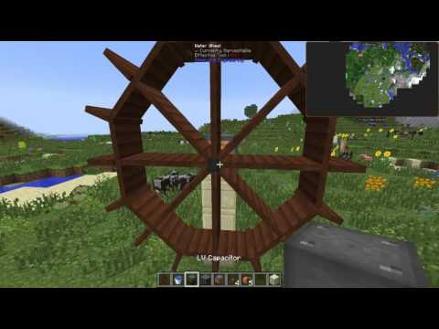 Immersive engineering водяное колесо схема